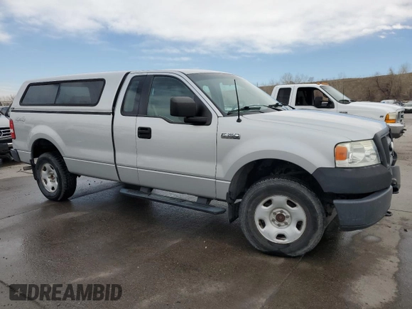 2006 Ford F-150 XL with VIN 1FTRF14W36NA57279, listed as a Copart auction lot 46629825 with 108,810 mi miles and Salvage Title. Bid and sale history available at carsss.com. Image 4.