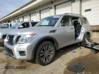 2020 Nissan Armada SV z VIN JN8AY2ND3LX016696, wystawiony jako Copart lot #48732465 z przebiegiem 113 219 mil mil oraz Szkoda całkowita • Salvage title. Historia ofert i sprzedaży dostępna na DreamBid. Obrazek 1.