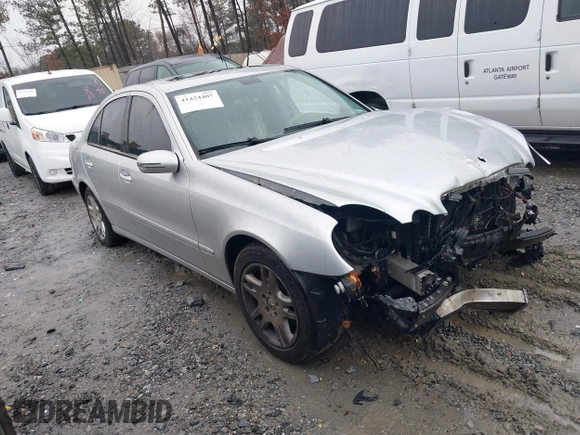 2005 Mercedes-Benz E-Class 3.2L CDI with VIN WDBUF26JX5A540368, listed as a IAAI auction lot 41424407 with 282,470 mi miles. Bid and sale history available at carsss.com. Image 1.
