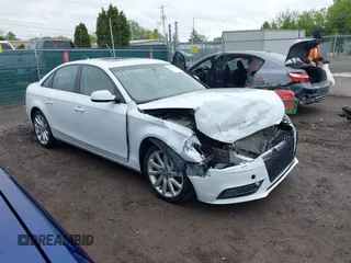 2013 Audi A4 Premium Plus z VIN WAUFFAFL1DN040044, wystawiony jako IAAI lot #42241830 z przebiegiem 194 887 mil mil oraz . Historia ofert i sprzedaży dostępna na DreamBid. Obrazek 1.