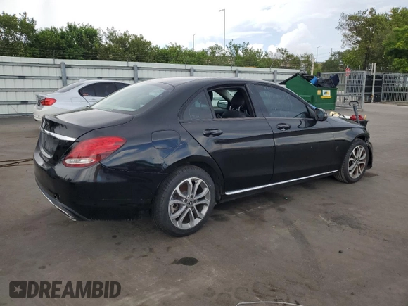 2017 Mercedes-Benz C 300 with VIN 55SWF4JB1HU233784, listed as a Copart auction lot 62966235 with 110,834 mi miles and Clean title. Bid and sale history available at DreamBid. Image 3.