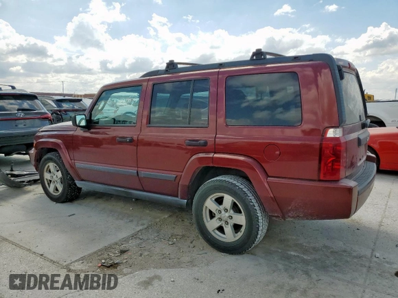 2006 Jeep Commander with VIN 1J8HH48N06C369122, listed as a Copart auction lot 50491065 with 123,692 mi miles and Clean Title. Bid and sale history available at carsss.com. Image 2.