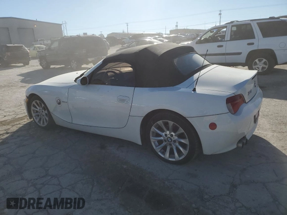 2006 BMW Z4 3.0si with VIN 4USBU53536LX01280, listed as a Copart auction lot 41699875 with 136,166 mi miles and Clean title. Bid and sale history available at DreamBid. Image 2.