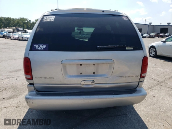 2000 Chrysler Town & Country LXi with VIN 1C4GP54L2YB534385, listed as a Copart auction lot 69637894 with 166,632 mi miles and Salvage Title. Bid and sale history available at carsss.com. Image 6.