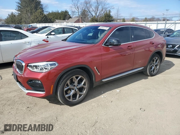 2021 BMW X4 xDrive30i z VIN 5UX2V1C01M9F54470, wystawiony jako Copart lot #46840375 z przebiegiem 6 000 mil mil oraz Szkoda całkowita • Salvage title. Historia ofert i sprzedaży dostępna na DreamBid. Obrazek 1.