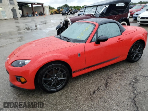 2014 Mazda MX-5 Miata Club with VIN JM1NC2MF7E0235798, listed as a Copart auction lot 73833874 with Not provided miles and Non repairable. Bid and sale history available at DreamBid. Image 1.
