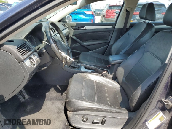 2013 Volkswagen Passat SE with VIN 1VWBP7A35DC087692, listed as a Copart auction lot 62236985 with 195,921 mi miles and Salvage title. Bid and sale history available at DreamBid. Image 7.