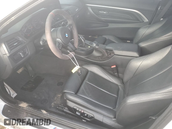 2015 BMW 4 Series 435i with VIN WBA3R1C58FK195761, listed as a Copart auction lot 82604934 with 109,642 mi miles and Salvage Title. Bid and sale history available at carsss.com. Image 7.