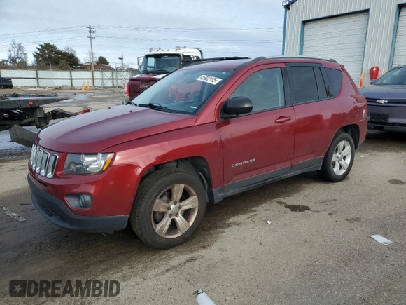 2017 Jeep Compass Sport z VIN 1C4NJCBA2HD123264, wystawiony jako Copart lot #45902185 z przebiegiem 103 081 mil mil oraz Szkoda całkowita • Salvage title. Historia ofert i sprzedaży dostępna na DreamBid. Obrazek 1.