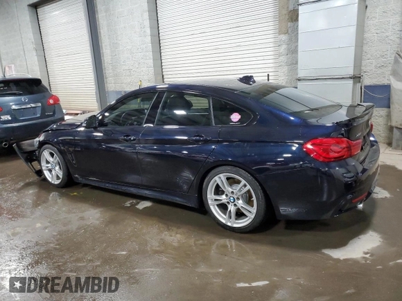 2019 BMW 4 Series 440i xDrive with VIN WBA4J7C52KBM76141, listed as a Copart auction lot 44150965 with 76,061 mi miles and Salvage Title. Bid and sale history available at carsss.com. Image 2.