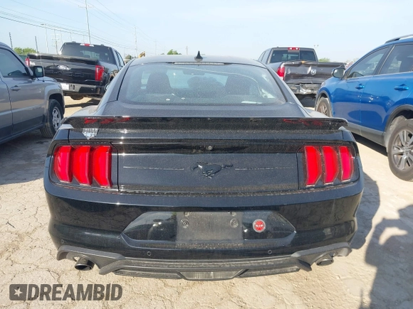 2022 Ford Mustang EcoBoost with VIN 1FA6P8TH3N5122423, listed as a IAAI auction lot 42237547 with 35,216 mi miles and . Bid and sale history available at DreamBid. Image 16.