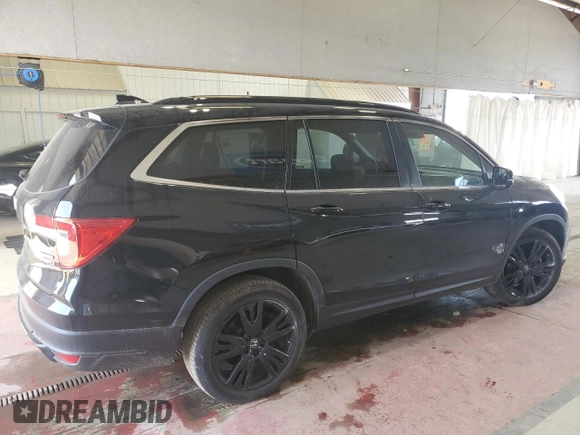 2022 Honda Pilot Special Edition with VIN 5FNYF6H26NB094534, listed as a Copart auction lot 49122055 with 19,400 mi miles and Salvage Title. Bid and sale history available at DreamBid. Image 3.
