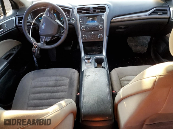 2017 Ford Fusion S with VIN 3FA6P0G75HR180263, listed as a Copart auction lot 43264345 with 105,020 mi miles and Salvage Title. Bid and sale history available at DreamBid. Image 8.