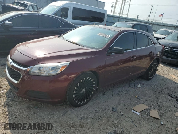 2016 Chevrolet Malibu Limited LT with VIN 1G11C5SAXGF114750, listed as a Copart auction lot 66482354 with 192,772 mi miles and Salvage Title. Bid and sale history available at carsss.com. Image 1.