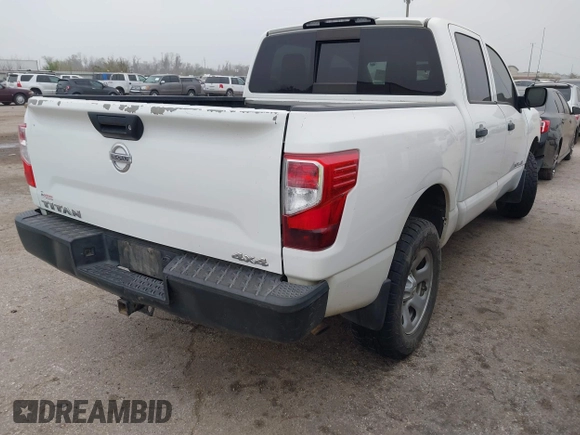 2017 Nissan Titan S with VIN 1N6AA1EJ2HN558047, listed as a IAAI auction lot 41730791 with 188,830 mi miles. Bid and sale history available at carsss.com. Image 4.