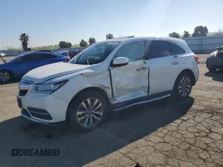 2015 Acura MDX Technology z VIN 5FRYD4H66FB011911, wystawiony jako Copart lot #42858955 z przebiegiem 78 917 mil mil oraz Szkoda całkowita • Salvage title. Historia ofert i sprzedaży dostępna na DreamBid. Obrazek 1.