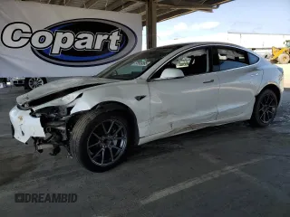 2020 Tesla Model 3 Standard Range Plus with VIN 5YJ3E1EA1LF785432, listed as a Copart auction lot 53559385 with 6,025 mi miles and Clean Title. Bid and sale history available at DreamBid. Image 1.
