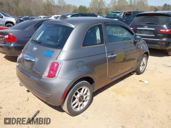 2013 FIAT 500 Pop с VIN 3C3CFFAR2DT689547, выставлен на аукционе IAAI как лот 41897928 с пробегом 112 377 миль миль и . История ставок и продаж доступна на DreamBid. Изображение 4.