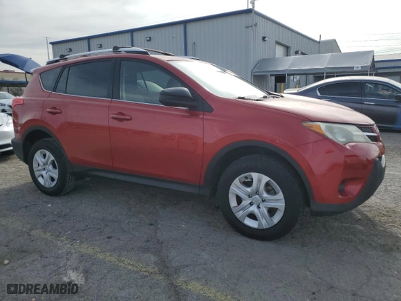 2013 Toyota RAV4 LE with VIN JTMZFREV0D5017369, listed as a Copart auction lot 52124735 with 65,863 mi miles and Salvage Title. Bid and sale history available at carsss.com. Image 4.