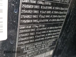 2014 Land Rover Range Rover Sport Supercharged with VIN SALWR2EF3EA337362, listed as a Copart auction lot 60117175 with 165,662 mi miles and Clean title. Bid and sale history available at DreamBid. Image 13.
