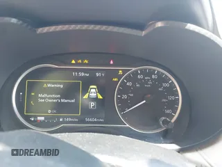 2021 Nissan Versa SV with VIN 3N1CN8EV1ML855643, listed as a IAAI auction lot 42772321 with 56,604 mi miles and . Bid and sale history available at DreamBid. Image 7.