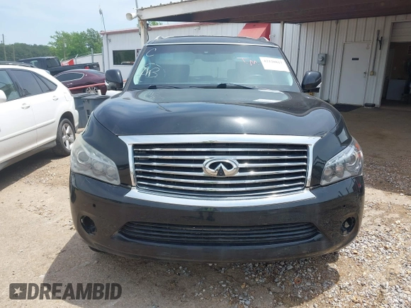 2012 Infiniti QX56 7-passenger with VIN JN8AZ2NEXC9015233, listed as a IAAI auction lot 42228817 with 110,020 mi miles and . Bid and sale history available at DreamBid. Image 18.