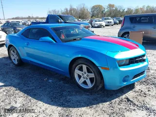 2012 Chevrolet Camaro 2LT with VIN 2G1FC1E37C9195981, listed as a IAAI auction lot 41827764 with 229,603 mi miles. Bid and sale history available at carsss.com. Image 1.