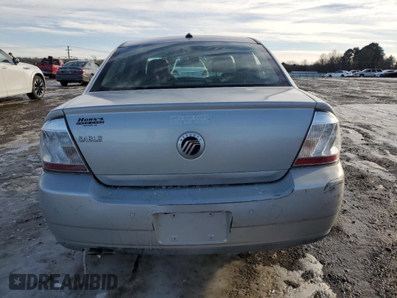 2008 Mercury Sable with VIN 1MEHM40W98G615585, listed as a Copart auction lot 46117115 with 131,240 mi miles and Salvage title. Bid and sale history available at DreamBid. Image 6.