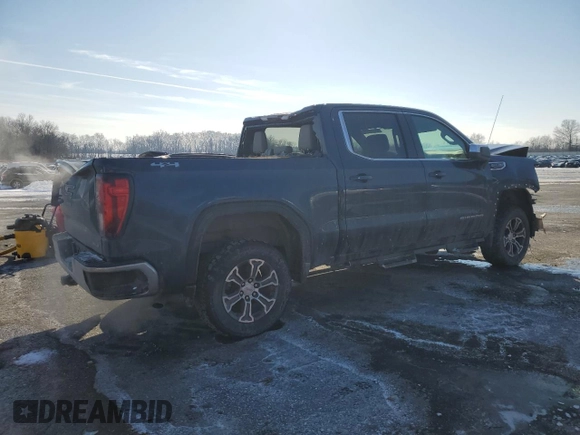2019 GMC Sierra 1500 SLE z VIN 1GTU9BED0KZ400802, wystawiony jako Copart lot #41779505 z przebiegiem 145 627 mil mil oraz Szkoda całkowita • Salvage title. Historia ofert i sprzedaży dostępna na DreamBid. Obrazek 3.
