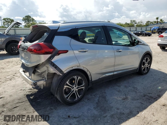 2019 Chevrolet Bolt EV Premier z VIN 1G1FZ6S00K4131241, wystawiony jako Copart lot #59191655 z przebiegiem 56 764 mil mil oraz Szkoda całkowita • Salvage title. Historia ofert i sprzedaży dostępna na DreamBid. Obrazek 3.