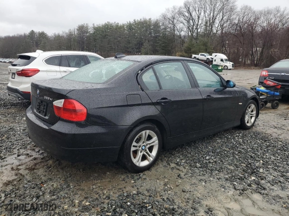 2008 BMW 3 Series 328xi with VIN WBAVC93548K043519, listed as a Copart auction lot 47001755 with 81,185 mi miles and Clean Title. Bid and sale history available at carsss.com. Image 3.