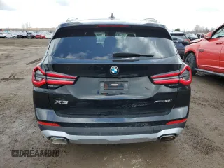 2022 BMW X3 xDrive30i with VIN 5UX53DP01N9L98122, listed as a Copart auction lot 50094865 with 33,452 mi miles and Salvage Title. Bid and sale history available at DreamBid. Image 6.