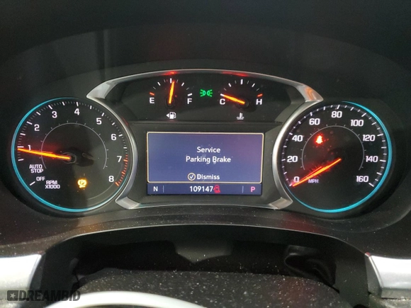 2020 Chevrolet Traverse LT Cloth with VIN 1GNEVGKW6LJ248938, listed as a Copart auction lot 44449565 with 109,147 mi miles and Salvage Title. Bid and sale history available at carsss.com. Image 9.