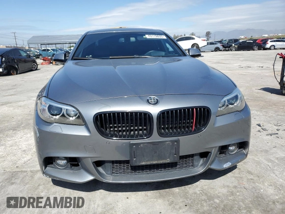 2015 BMW 5 Series 535i with VIN WBA5B1C5XFD918804, listed as a Copart auction lot 49119655 with 44,328 mi miles and Salvage Title. Bid and sale history available at carsss.com. Image 5.