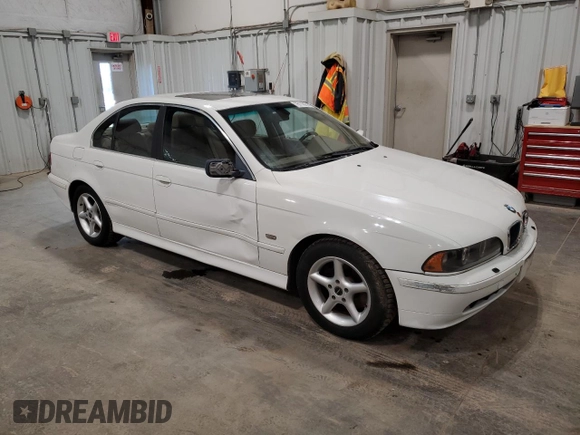 2001 BMW 5 Series 530iA with VIN WBADT63431CF12491, listed as a Copart auction lot 76116674 with 139,294 mi miles and Clean Title. Bid and sale history available at carsss.com. Image 4.