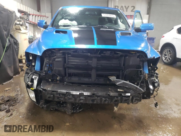 2018 Ram 1500 Night with VIN 1C6RR7MT9JS196060, listed as a Copart auction lot 51763415 with 63,398 mi miles and Salvage Title. Bid and sale history available at carsss.com. Image 5.
