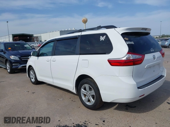 2016 Toyota Sienna LE AAS with VIN 5TDKK3DC0GS707292, listed as a IAAI auction lot 42266246 with 191,527 mi miles and . Bid and sale history available at DreamBid. Image 3.