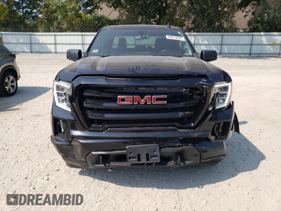 2021 GMC Sierra 1500 with VIN 1GTP9GEK1MZ410699, listed as a Copart auction lot 69913004 with 70,303 mi miles and Salvage Title. Bid and sale history available at DreamBid. Image 5.