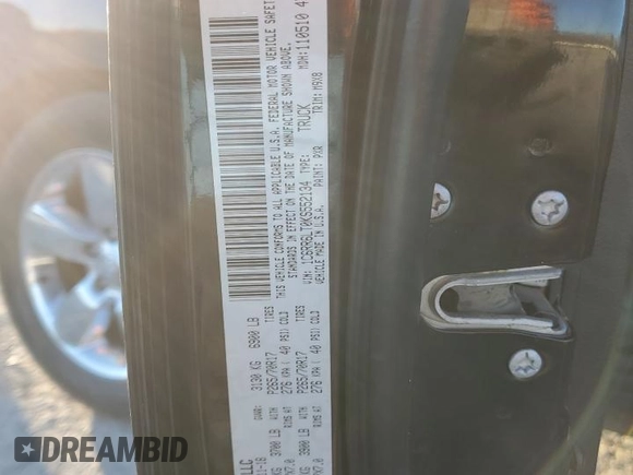2019 Ram 1500 Classic Lone Star with VIN 1C6RR6LT0KS552134, listed as a Copart auction lot 43734505 with 142,536 mi miles and Salvage Title. Bid and sale history available at carsss.com. Image 12.