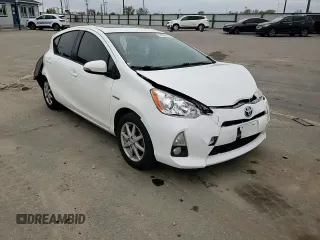 2012 Toyota Prius c One with VIN JTDKDTB34C1026797, listed as a Copart auction lot 52988655 with 155,452 mi miles and Salvage Title. Bid and sale history available at carsss.com. Image 10.