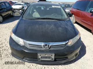 2012 Honda Civic LX with VIN 2HGFB2F57CH604861, listed as a Copart auction lot 50294515 with 130,214 mi miles and Salvage Title. Bid and sale history available at DreamBid. Image 5.