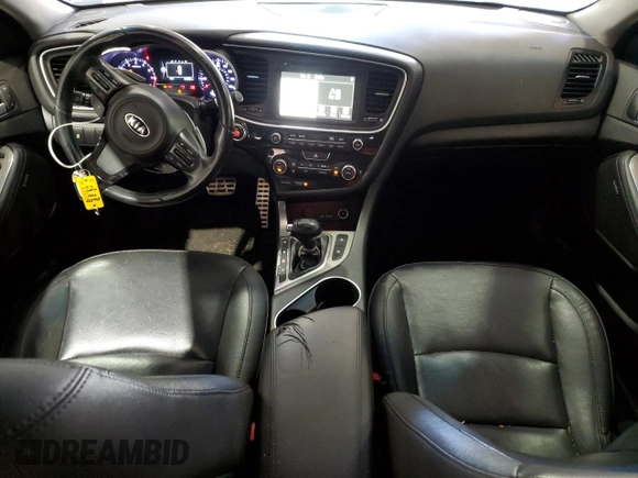 2015 Kia Optima SX with VIN 5XXGR4A79FG464953, listed as a Copart auction lot 49789325 with 138,609 mi miles and Clean Title. Bid and sale history available at carsss.com. Image 8.