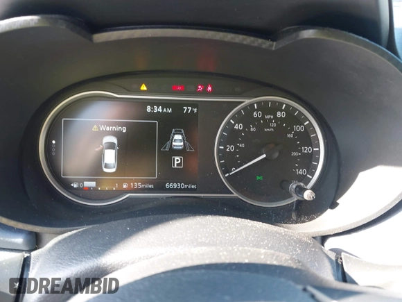 2023 Nissan Versa SV with VIN 3N1CN8EV6PL816776, listed as a IAAI auction lot 42284707 with 66,930 mi miles and . Bid and sale history available at DreamBid. Image 7.