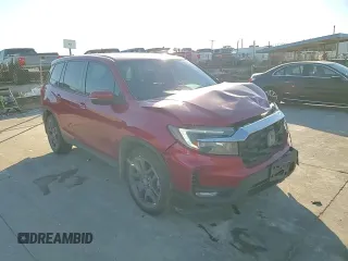 2022 Honda Passport EX-L z VIN 5FNYF7H52NB001315, wystawiony jako Copart lot #42334415 z przebiegiem 64 377 mil mil oraz Czysty tytuł • Clean title. Historia ofert i sprzedaży dostępna na DreamBid. Obrazek 11.