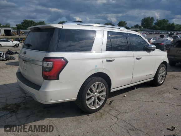 2019 Ford Expedition Platinum with VIN 1FMJU1MT6KEA23724, listed as a Copart auction lot 58489015 with 104,539 mi miles and Salvage title. Bid and sale history available at DreamBid. Image 3.