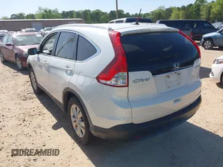 2014 Honda CR-V EX-L with VIN 5J6RM4H77EL028656, listed as a IAAI auction lot 42022965 with 100,329 mi miles. Bid and sale history available at carsss.com. Image 3.