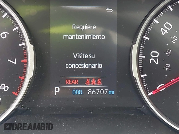 2022 Toyota RAV4 XLE Premium with VIN JTMC1RFV0ND085813, listed as a IAAI auction lot 42152401 with 86,707 mi miles and . Bid and sale history available at DreamBid. Image 15.