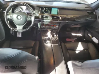 2013 BMW 7 Series 740i with VIN WBAYA6C57DC994965, listed as a Copart auction lot 81635414 with 110,698 mi miles and Salvage Title. Bid and sale history available at carsss.com. Image 8.