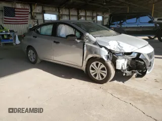 2021 Nissan Versa S with VIN 3N1CN8DV5ML859535, listed as a Copart auction lot 61468315 with 54,007 mi miles and Salvage title. Bid and sale history available at DreamBid. Image 4.