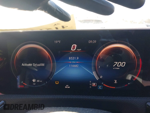 2020 Mercedes-Benz CLA with VIN W1K5J4HB0LN120300, listed as a IAAI auction lot 41513024 with 114,682 mi miles. Bid and sale history available at carsss.com. Image 7.